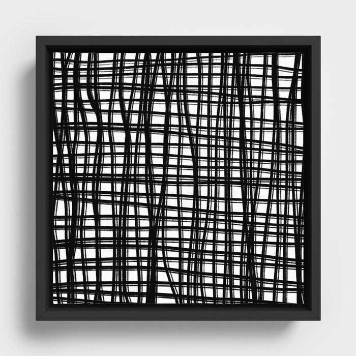 Minimal Art. Abstract 119 Framed Canvas