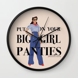 Big Girl Panties Wall Clock