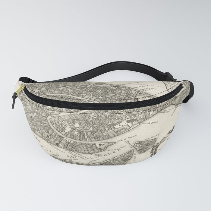 Map of Venice - 1764 vintage pictorial map Fanny Pack