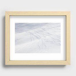 Skiers Paradise Recessed Framed Print