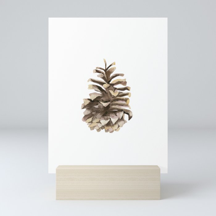 Pine cone. Mini Art Print