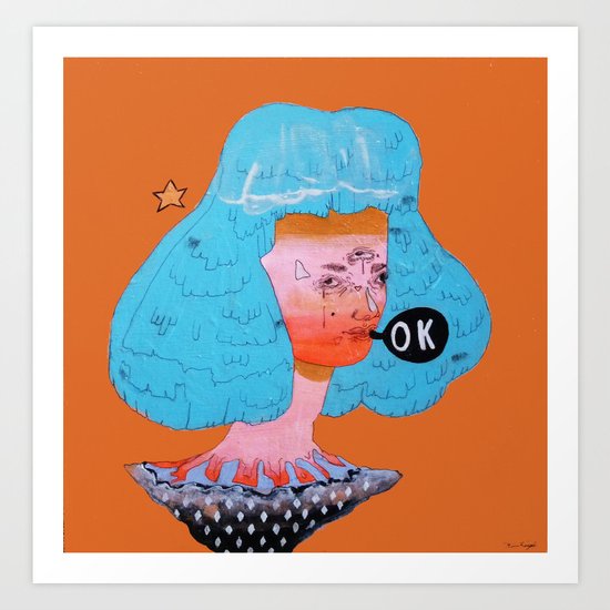 ok Art Print