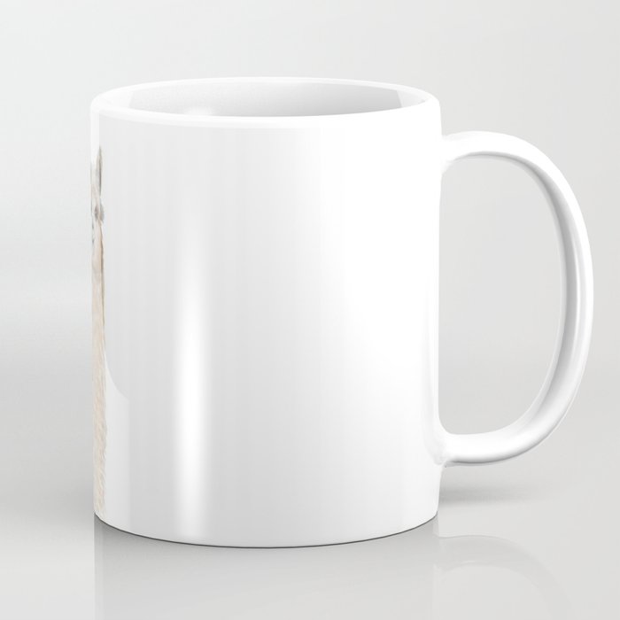 Tall blonde alpaca Coffee Mug