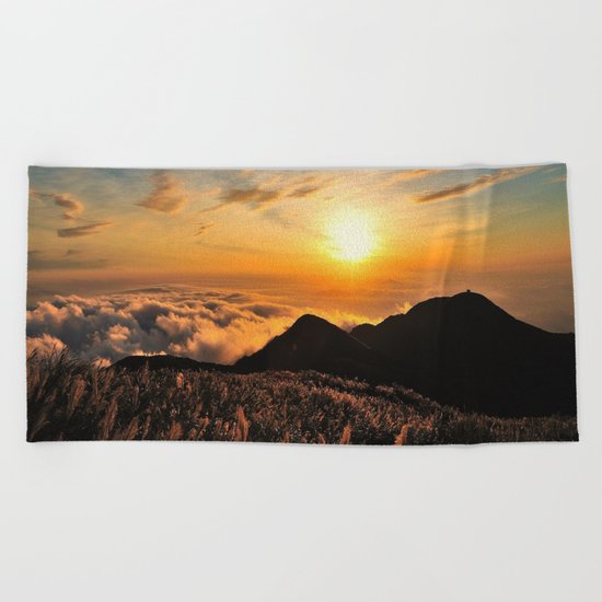 sunrises Beach Towel