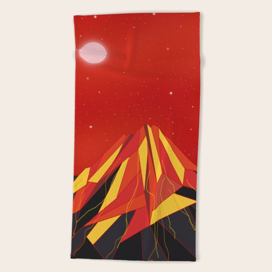 VOLCANO Beach Towel