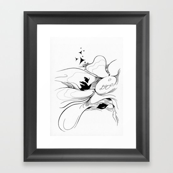 Flower000 Framed Art Print