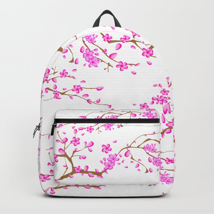 Pink flower clearance backpack