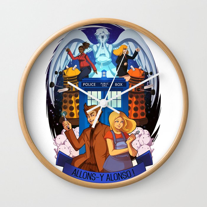 Doctor Who - Allons-y Alonso ! Wall Clock
