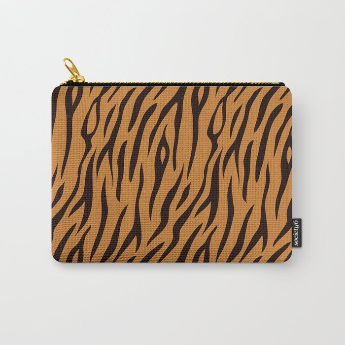 Tiger Stripes Wild Ainmal Print Carry-All Pouch