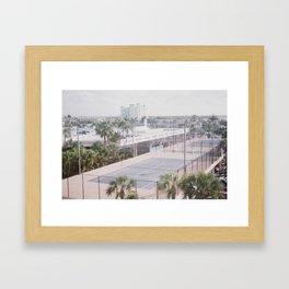 Tennis Time, Florida Framed Art Print