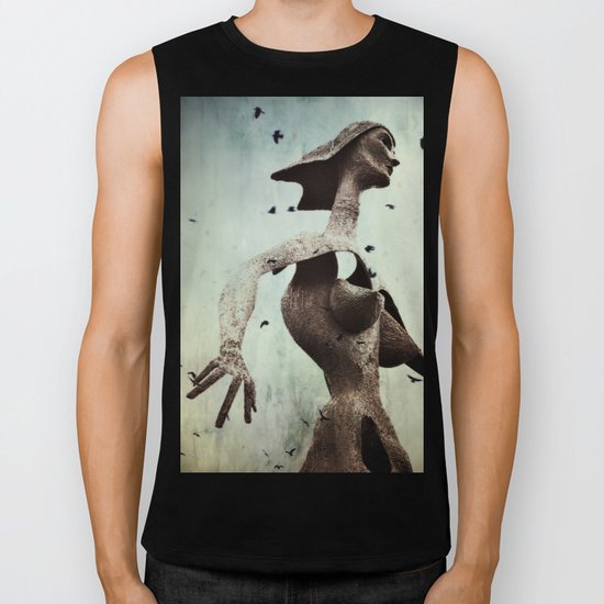 The Bird Catcher Biker Tank