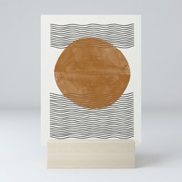 Sun and the water Mini Art Print