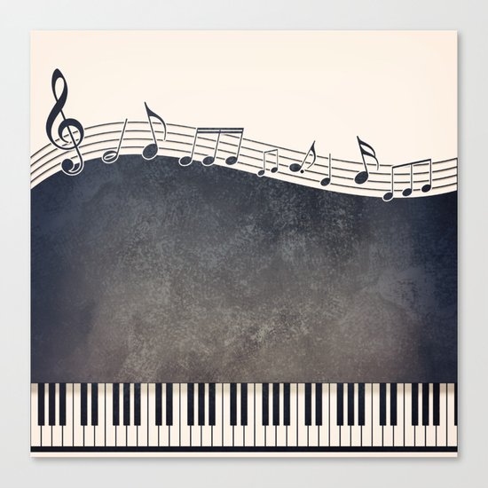 Piano Canvas Print