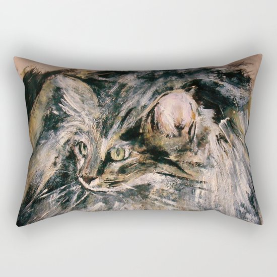 Norwegian Forest Cat Rectangular Pillow