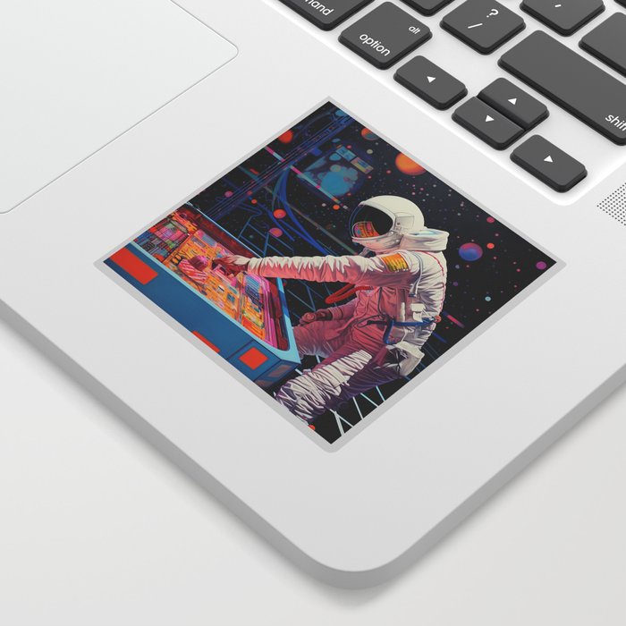 Abstract Astronaut  Sticker