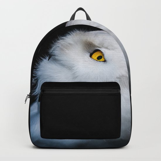 Winter White Snowy Owl Backpack