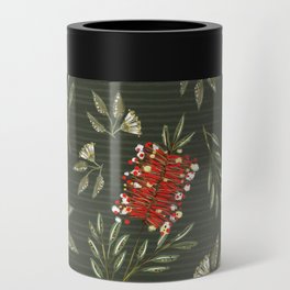 Bottlebrush & Gum Blossom - Dk Green - Large Can Cooler
