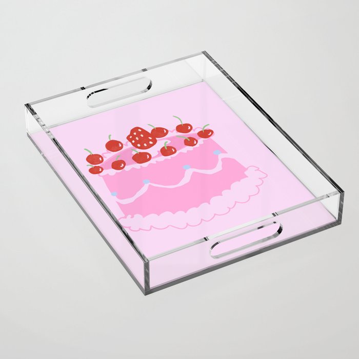 Let Them Eat Cake Acrylic Tray