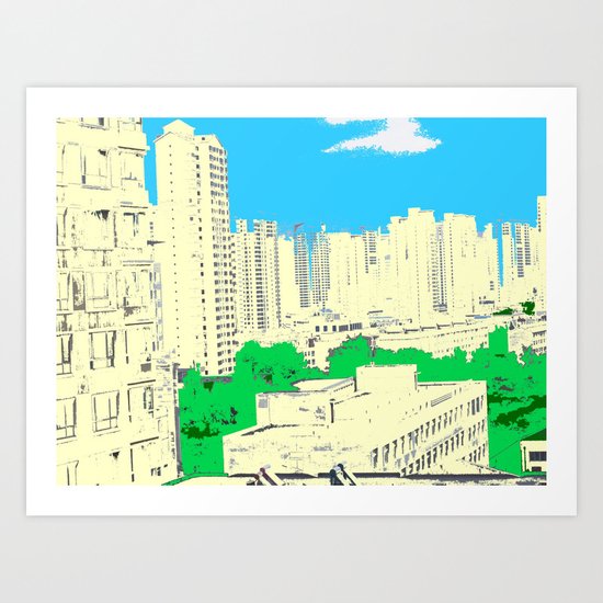 Brick Forest Art Print
