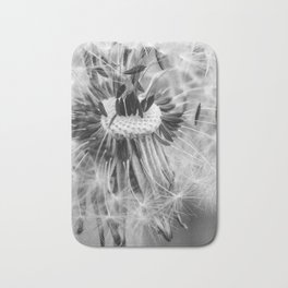 seedy Bath Mat | Dandelionseeds, Dandelion, Photo, Flower, Spring, Seeds, Macro, Black And White, Nature 