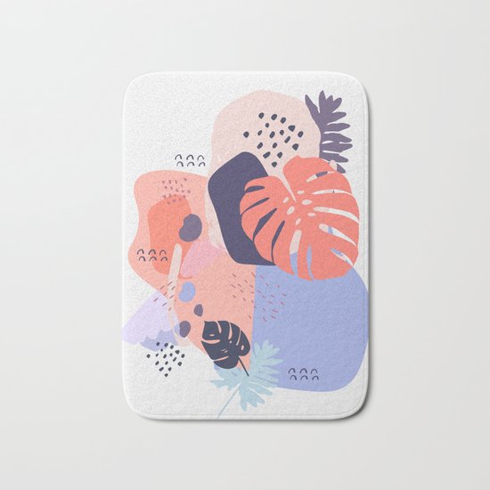 Concrete jungle Bath Mat