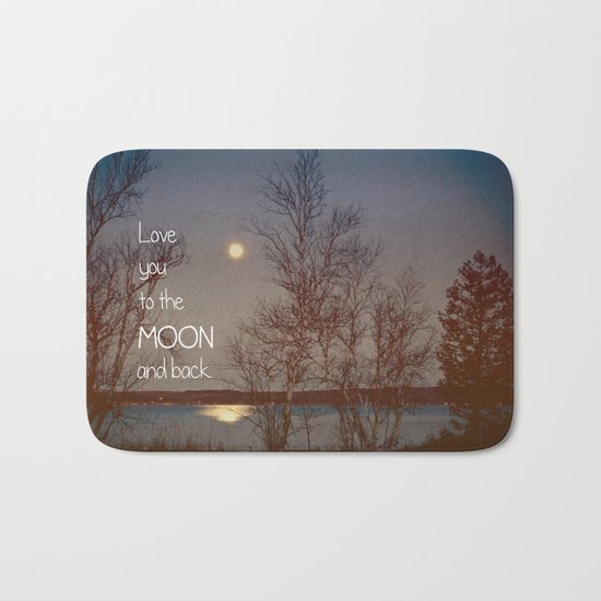 To the Moon and Back Bath Mat
