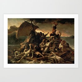 The Raft of the Medusa by Théodore Géricault Art Print