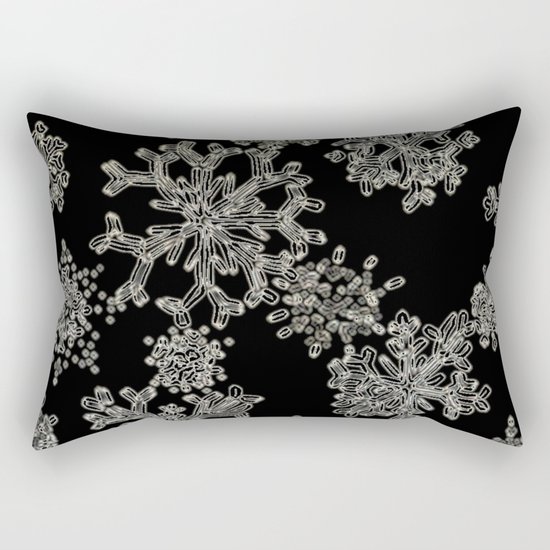 Snowflakes Rectangular Pillow