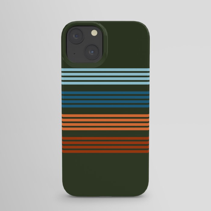 Tsuna - Classic Dark Retro Stripes iPhone Case
