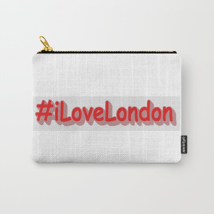 "#iLoveLondon" Cute Design. Buy Now Carry-All Pouch