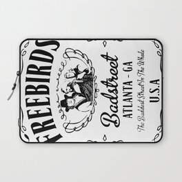 Fabulous Freebirds - J.D. Whiskey tribute in Black and White Laptop Sleeve