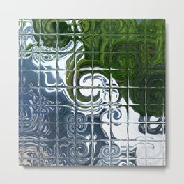 Square Glass Tiles 105 Metal Print | Geometry, Patterns, Rectangular, Modern, Abstract, Graphic, Tile, Squares, Pattern, Contemporary 