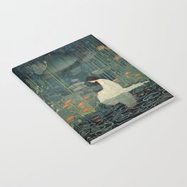 Girl in Pond Notebook