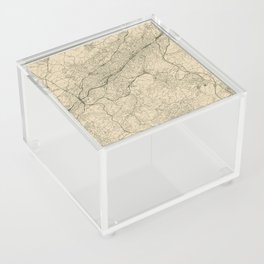 Wuppertal - Germany | City Map Design - Deutschland Acrylic Box