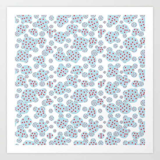 D- d- dotted Art Print