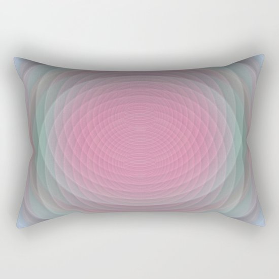 Patterns, Pastels and Motion Abstract Rectangular Pillow