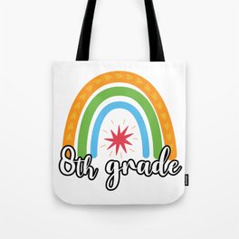 8th Grade Rainbow Tote Bag