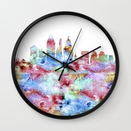 Cincinnati City Skyline Ohio Wall Clock