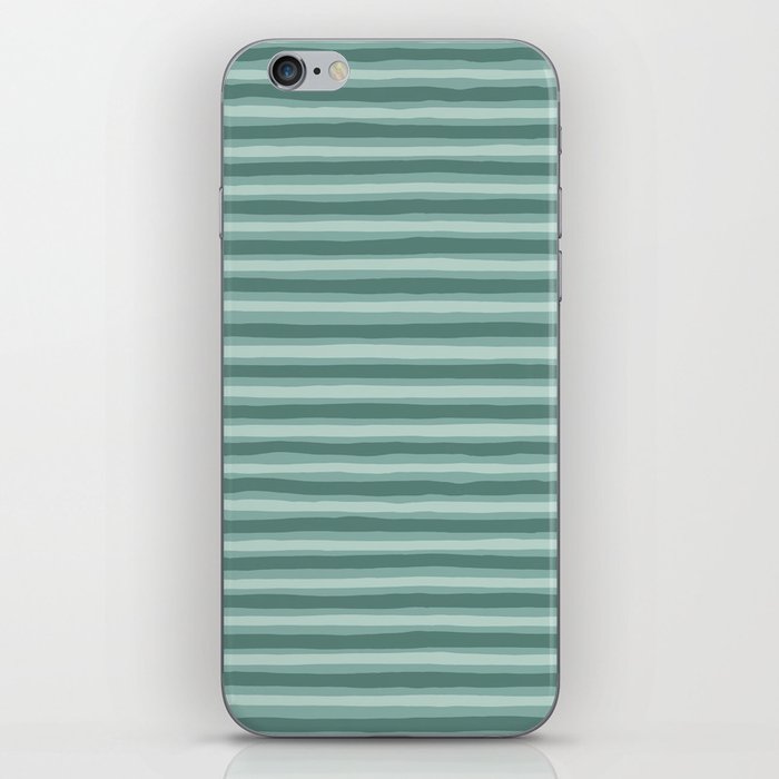 Seafoam Stripes iPhone Skin
