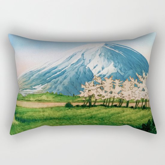 Resting before the Climb Rectangular Pillow