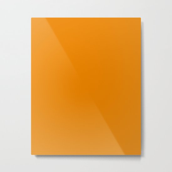 Apricot Orange Color Scheme Home Decor Metal Print