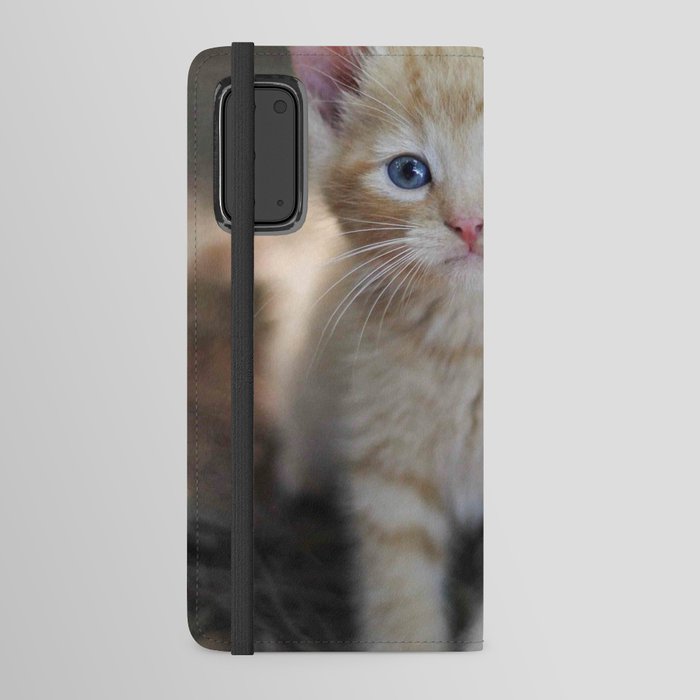 Orange Kitten Android Wallet Case