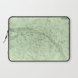 1872 Astrological Vintage Map of North Sky Star Chart Laptop Sleeve
