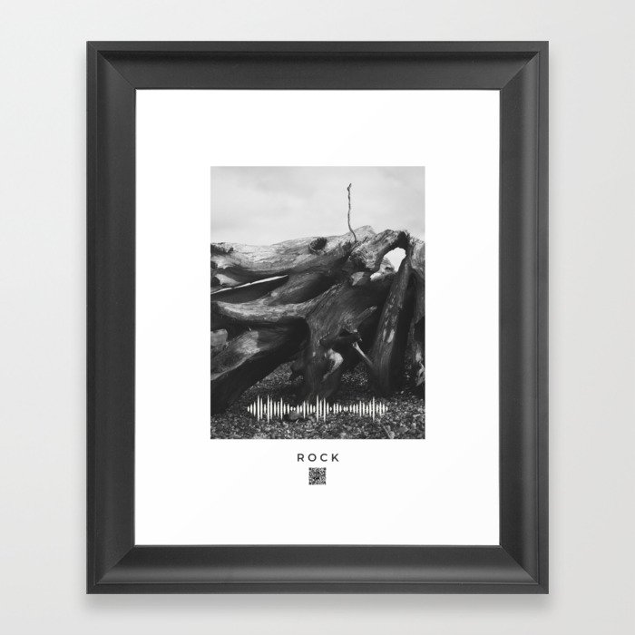 Rock Playlist Framed Art Print