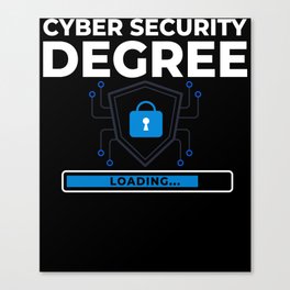 Cyber Security Analyst Engineer Computer Training Canvas Print