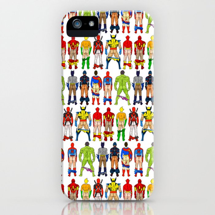 superhero butts iphone case
