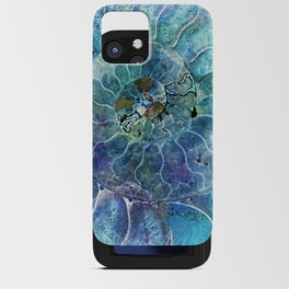 Aqua seashell - mother of pearl - Beautiful backdrop iPhone Card Case