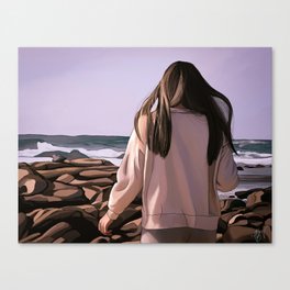 Looking to the Shore Canvas Print
