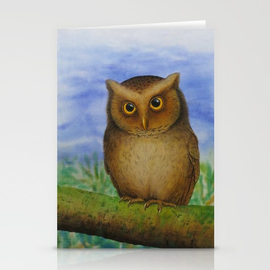 Owl Stationery Cards