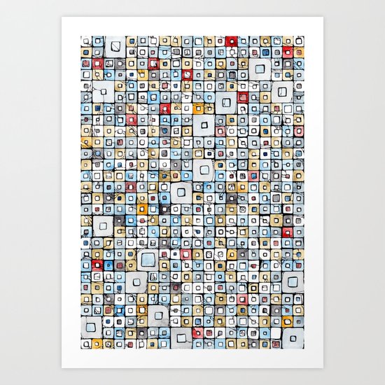 Grid#01 Art Print